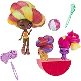 Candylocks, 3-Pack, Margo Punch 3-inch Scented Collectible Surprise Doll and 2 Pets with Accessories