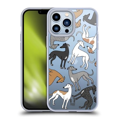 Head Case Designs Greyhound Dog Breed Patterns 4 Gel Case