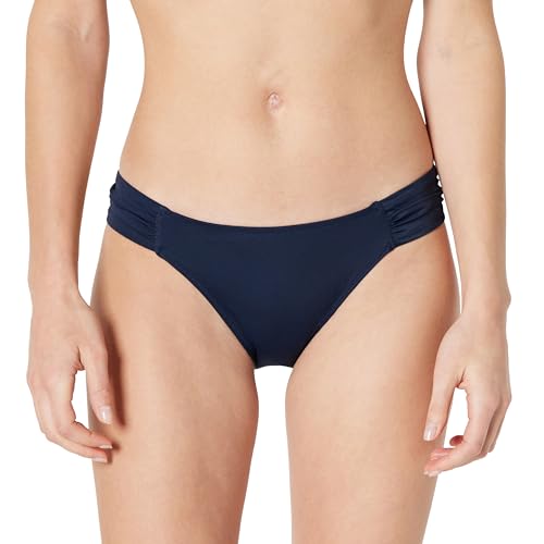 Amazon Essentials Women's Classic Side Tab Bikini Bottom, Navy, 12