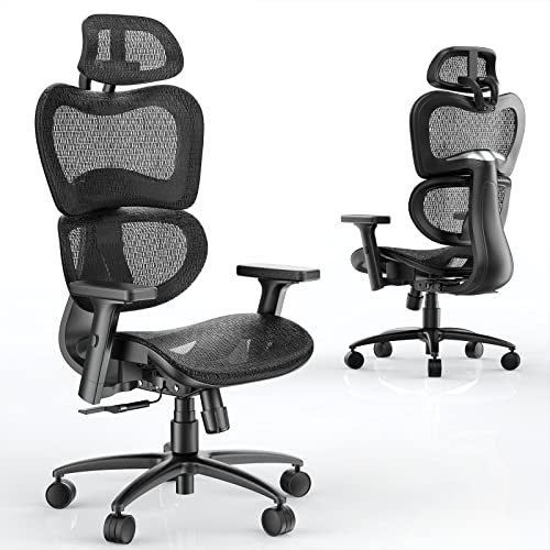 GABRYLLY Ergonomic Mesh Office Chair, High Back Desk Chair Adjustable