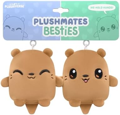 Teeturtle Plushiverse Plushmates Besties Keychain