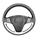 LINBUDAO Coperchio del Volante per Auto Nero Cucito a Mano, per Opel Antara Saturn Vue Vauxhall Antara 2006 2007 2008 2009