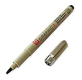 Sakura Pigma Graphic - Pigment Calligraphy Pen - Pack of 3-2.0mm - Black