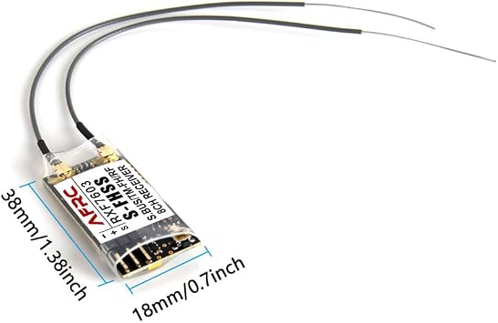 2.4G 8CH Mini RC Receiver Compatible with Futaba S-FHSS, TM-FH RF Module Remote Control System 18MZ,14SG, 10J, 8J, 6J