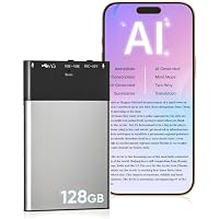 DGFAN 128GB AI Note Voice Recorder