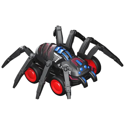 doyandader Coches de juguete para niños en forma de araña - Coche de tren de tracción de inercia - Divertido y educativo vehículo de juguete para y niñas para el hogar, fiesta, viajes, interior y