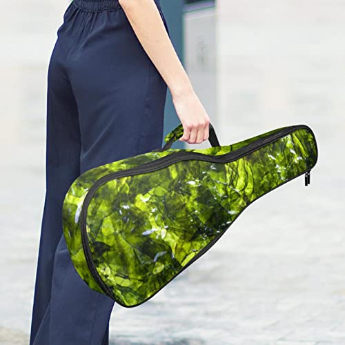Sac à dos robuste pour ukulélé concert soprano ténor housse verte - 6