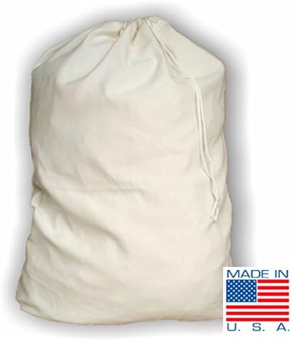 Extra Large 30X40 Natural Cotton Canvas Laundry Bag Beige