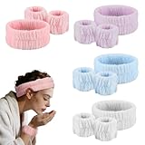 Design bien pensé : chaque bandeau de maquillage est livré avec un bandeau Skincare assorti dans la même couleur. Bandeau pour le maquillage : il suffit de rouler vos manches pendant le nettoyage et les soins de la peau, le serre-tête Skincare pour éviter l'humidité et assure ainsi une expérience de soin confortable et élégante tout en restant au sec et bien rangé