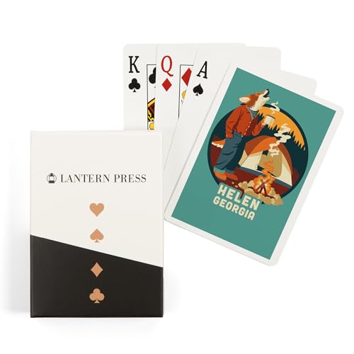 Helen Georgia Camping Coyote Baraja de Póker 52 Cartas