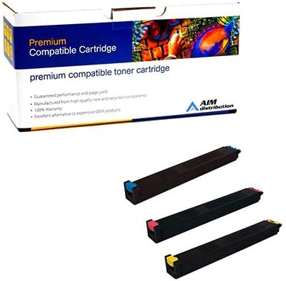 AIM - Cartucho de tóner compatible con Sharp MX-23012600310041015001N (CMY) (MX-50NTCMY)