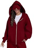 SeSe Code Unisex Zip Up Hoodie With Eye Mask Airplane Mode Travel Hoodies Oversized Sweatshirt Fleece Jacket Brown Red XL