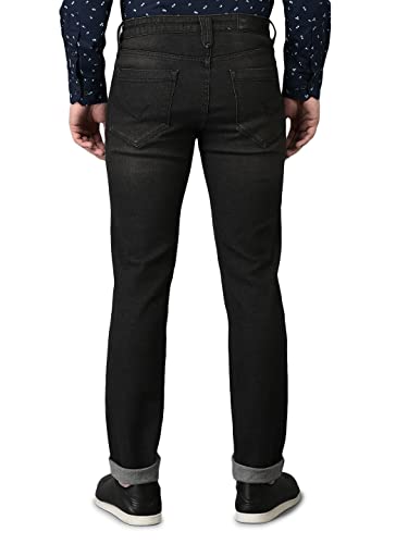Image of CANOE Mens Cotton Blend Smart Fit Casual Denim Trouser (DT-Darren)