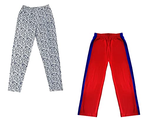 Image of indi weaves Boys and Girls Cotton Solid and Printed Pyjama /Pant /Trackpants