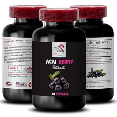 Acai Berry Energy - ACAI Berry Extract - Wellness Boost Formula, Whole Body Hydration, Daily Energy Support, Antioxidant Wellness Blend, Acai Vitality Blend, Superfruit Hydration 3 Bottles 180 Caps