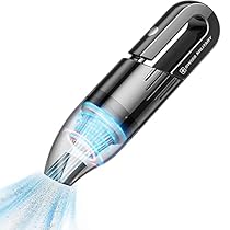 Swiss Military Vc03 Wireless Vacuum Cleaner For Home, Car, Living Room Dust Collection/Lighting Pet Hair Vacuum With Powerful Motor, Black