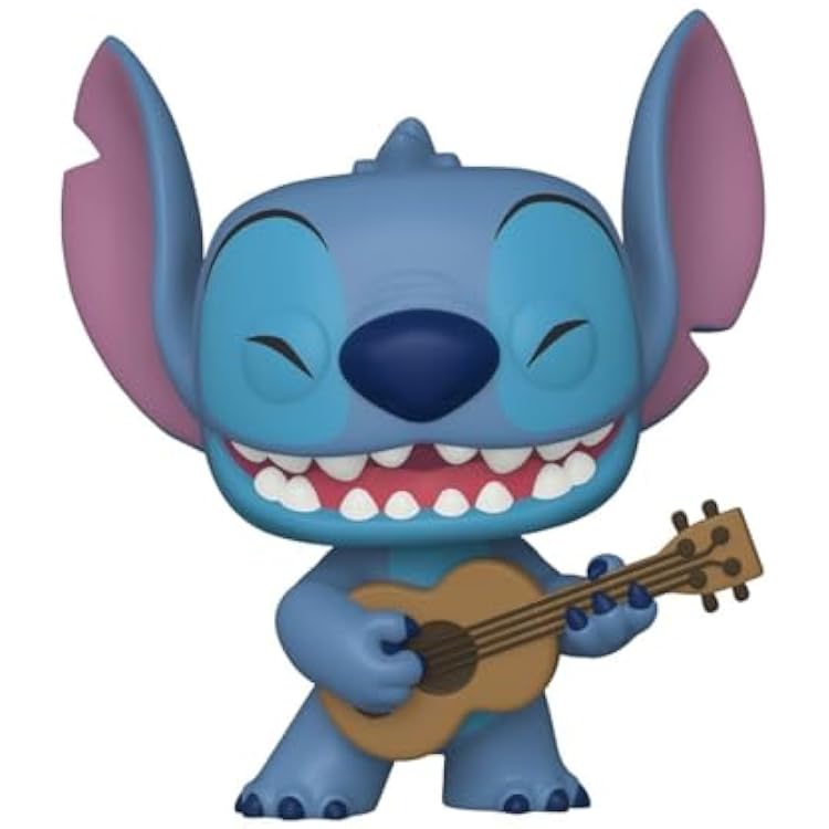 Funko Pop Disney: Lilo & Stitch - غرزة مع Ukelele - شكل فينيل قابل للتحصيل - فكرة هدية - البضائع الرسمية - ألعاب للأطفال والكبار - معجبي الرسوم المتحركة/الرسوم المتحركة - شكل نموذجي لهواة الجمع