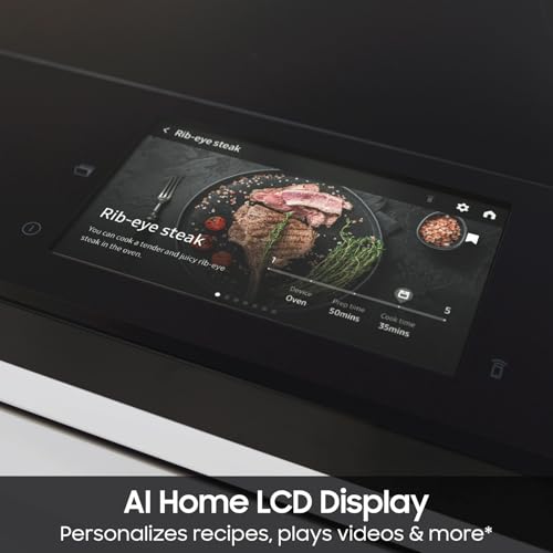 Image of Samsung Bespoke 6.3 cu. ft. Smart Slide-In Induction Range with AI Home & Smart Oven Camera, White Glass, NSI6DB990012AA
