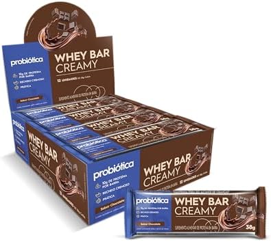 Probiótica Whey Bar Creamy - Probiotica Sabor:Chocolate