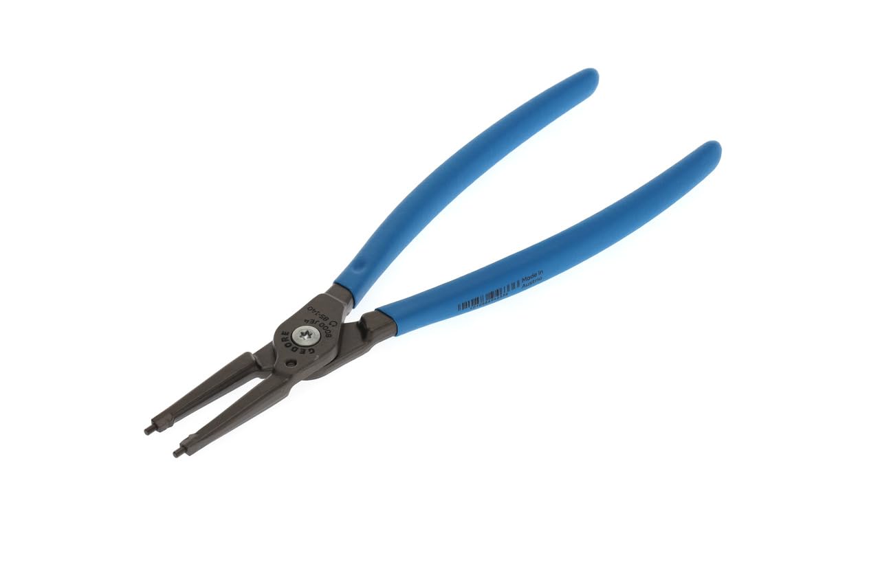 GEDORE Pinza di Montaggio per Anelli di Sicurezza Interni, Anti-Torsione, Becchi Dritti, Diametro Punte 3.2 mm, 8000 JE 4