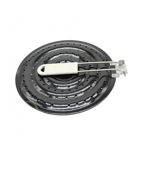 Image of Kitchen Heat Diffuser Reducer Flame Simmer Plate Frying Plate Solid Stainless Steel Heat Diffuser For Gas Stove, Nonstick Simmer Flame Arrester, Kitchen Cookware Reducer Hot Roaster Black