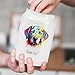 Tierisch-tolle Geschenke Große Multicolor Leckekerlidose | mit Hundemotiv (über 90 Rassen verfügbar) und deinem Wunschnamen | Personalisiert | Hygienische Futter Aufbewahrung | (Dalmatiner)