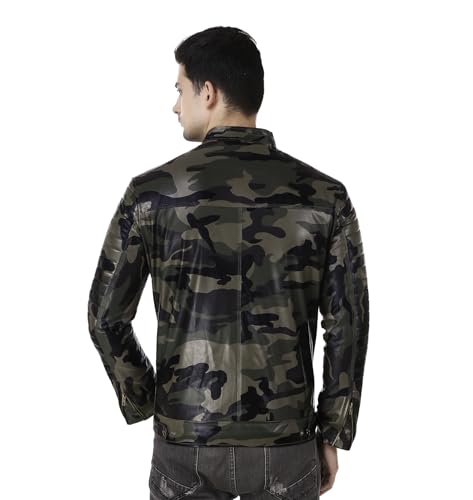 Image of Leather Retail Men Solid Regular Jacket(LRELADBP0001)