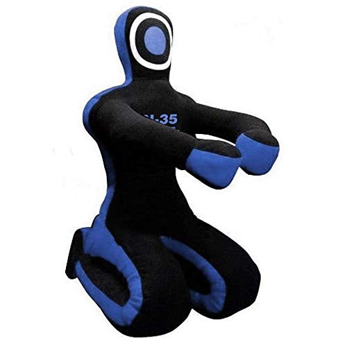 Muñeco de entrenamiento N-35 sentado 180 cm azul sin relleno