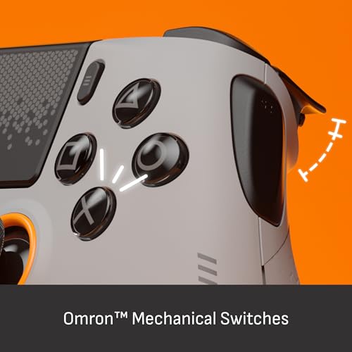 Image of SCUF OMEGA PS5 Wireless Performance Controller - Officially Licensed, 11 Custom Inputs, Instant Triggers, Low Latency, TMR Durable Thumbsticks - Windows PC Compatible - Light Gray