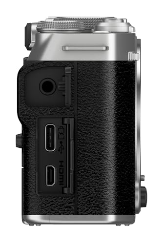 Image of FUJIFILM X-M5 Mirrorless Digital Camera Body - Silver