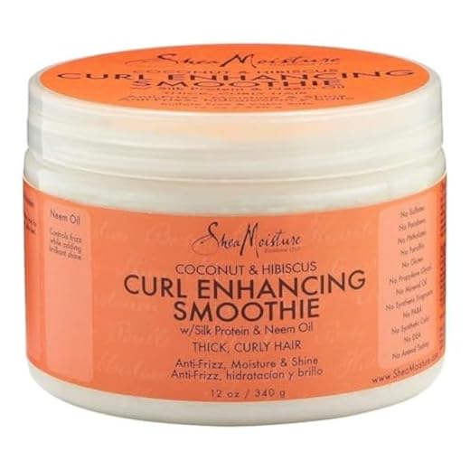 Shea Moisture Coconut & Hibiscus Curl Enhancing Smoothie Thick / Curly Hair 340g