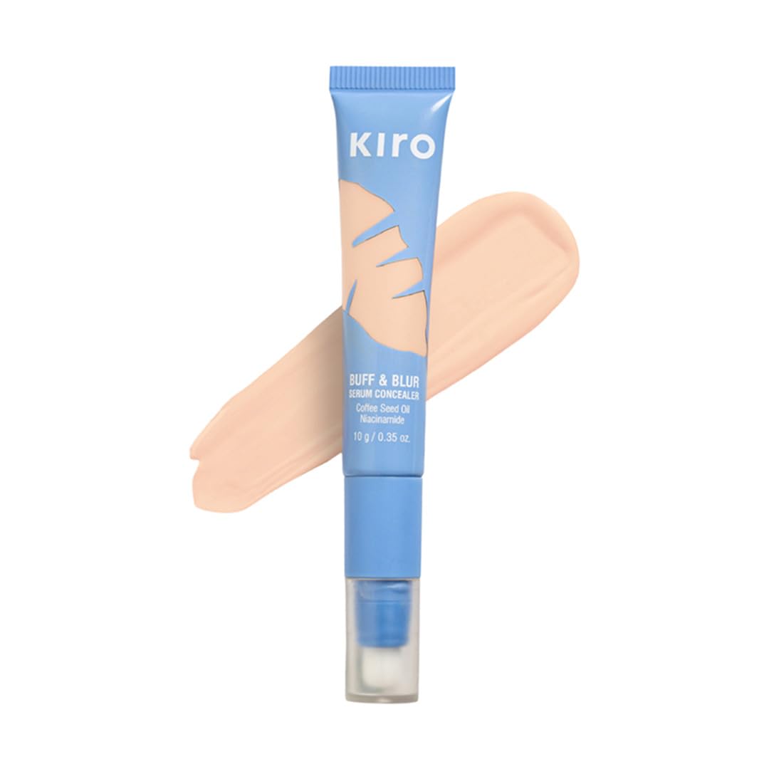 Kiro Buff & Blur Serum Concealer - 150C Light, 10g | Medium Buildable Coverage Face Concealer | Hydrating Serum Formula with Niacinamide & Hyaluronic Acid | Crease-Proof, Lightweight-picture-10