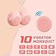 Qcpuuu Bruststimulatoren, Nippel Stimulator mit 10 Vibrationsmodi, Brustmassagegerät mit Klitoris Vibration für Frauen, Nippel Sauger Sexspielzeug für Intensive Stimulation