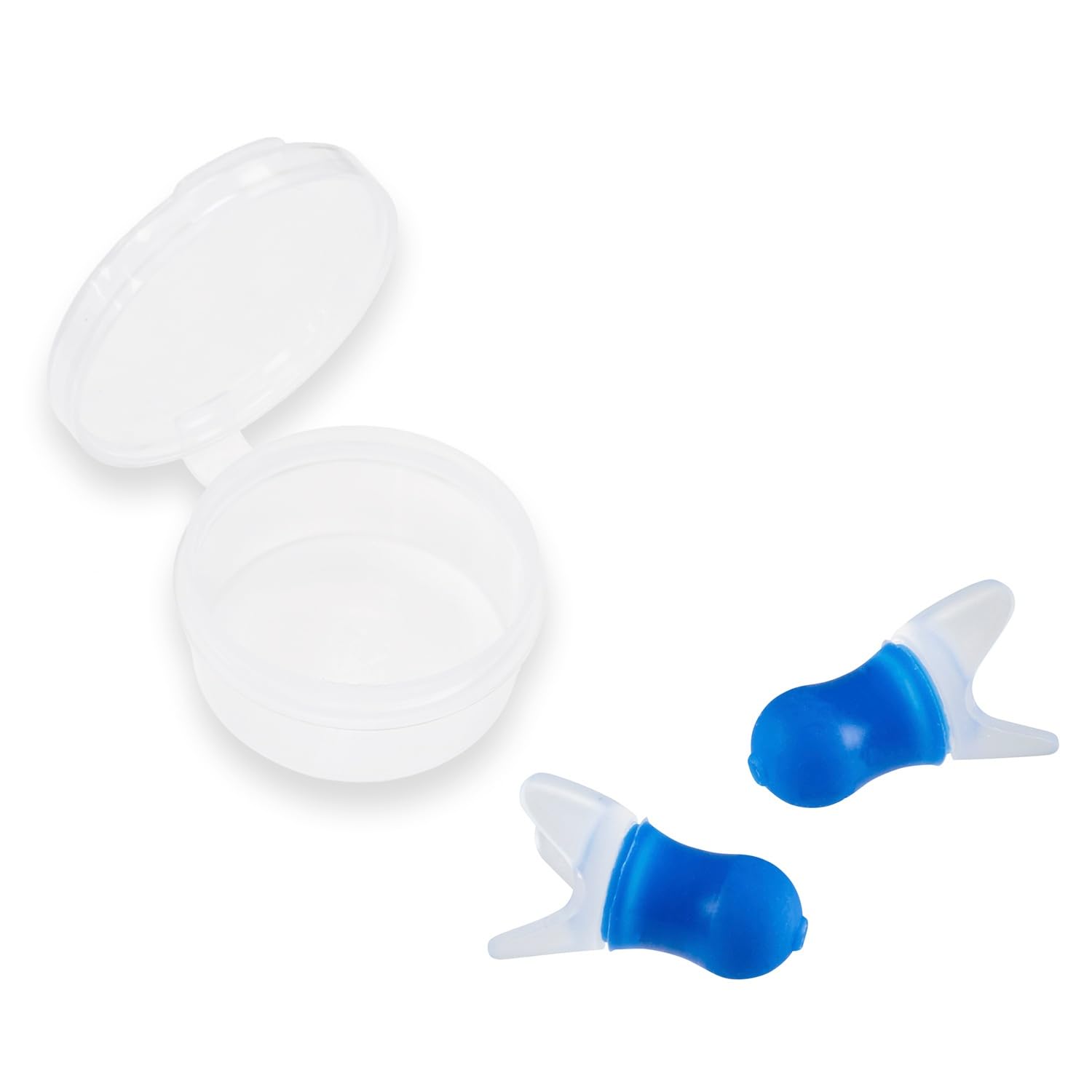 Lewis N. Clark Comfortable Noise Cancelling Ear Plugs for Airplane, Mountain Hiking, Sound Reduction + Altitude Sickness Relief with Included Reusable Travel Case, One Size