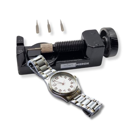 Mintmerch Watch Strap Metal Link Pin Remover Tool With 3 Extra Pins