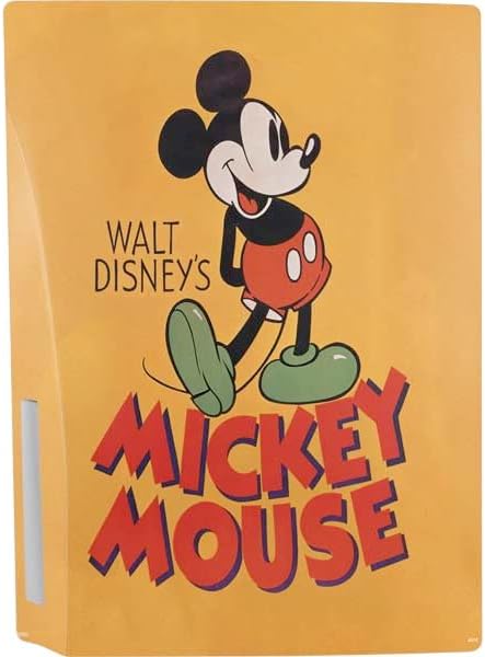 Skinit Decal Gaming Skin Compatible with PS5 Console - Officially Licensed Disney Mickey Mouse Walt Disney Classic Character Design
