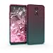Produktbild kwmobile Case kompatibel mit LG Q7 / Q7+ / Q7a (Alpha) - Hülle Handy - Handyhülle Zwei Farben Pink Blau Transparent