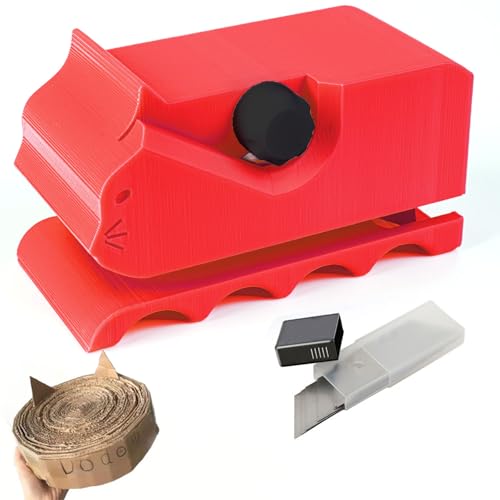 Cortador de papelão para arranhadores de gatos com 10 lâminas, cortador de cartão impresso em 3D, pa