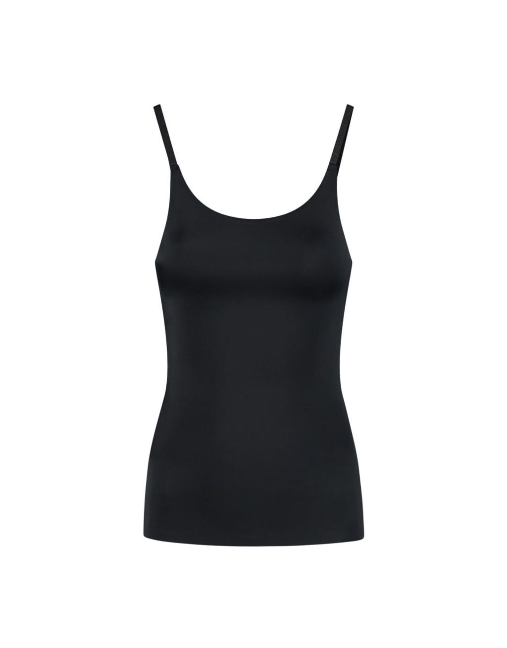 Bye Bra Women's Black Invisible Body Shapping Camisole, Light Tummy Control Tank Top, Cami Vest With Adjustable Spaggetti Straps, Slimming Shapewear, Nude And S-Xl (, M)