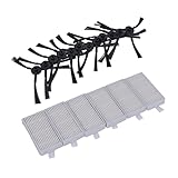 Color: negro, blanco. Partes de electrodomésticos para el hogar Cepillo lateral 12x 6x HEPA Kit de filtro compatible con Chuwi Ilife v5s V5 x5 ILIFE V3S V3S PRO V3L V5S PRO V50 Robot Limpiador de aspiradoras Repuestos de a