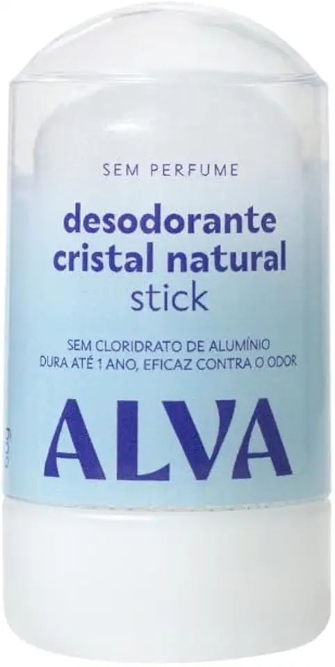 Desodorante Cristal Stick Vegano 60g Alva