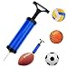 Syolee Tool Inflator Ball Pump with 10 Pcs Needles and 1 Pcs Valve Adapter 1 Pcs Air Hose for Football Basketball Volleyball Rugby Balloons and other Inflatable