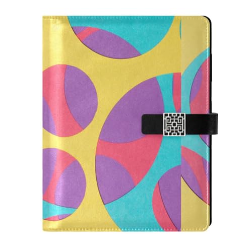 Cahier ligné en cuir coloré de haute qualité avec couverture imperméable