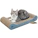 TRIXIE Kratzpappe Wild Cat – Kratzbrett für Katzen aus stabiler Wellpappe mit Katzenminze - 41 × 24 × 7 cm - zur Krallenpflege & Beschäftigung - 48000