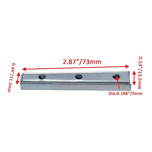 Bitray Sofa Latch Bed Frame Accessories Silver Furniture Connectors Furniture Hardware Accessories -4pcs