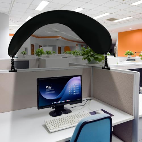 Desk Small Shade for Laptop$Monitor,Side Light Blocker,Office Privacy Screen,Office Chair Shade