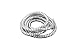 Produktbild Chrom Spiralkabel Wrap Abdeckung Leitungen Ordentlich 10mm I.D. Motorrad/Trike