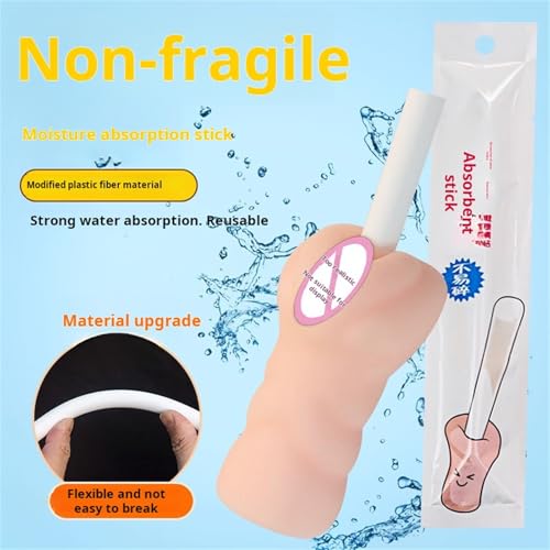 Yasexx Taschen Pussy Spielzeug Reinigung BüRste MäNner Masturbieren Becher Reinigung BüRste Tiefe Reinigung Masturbator Kanal Erwachsene Spielzeug Reinigung Werkzeug（Bürste+2*Trocknungsstange）