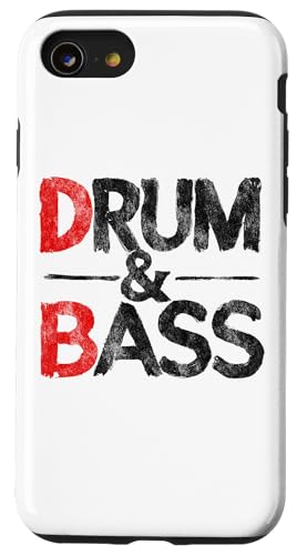 Coque pour iPhone SE (2020) / 7 / 8 Funny Drum And Bass Rum & Ass Vintage