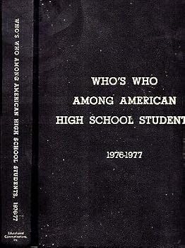 Hardcover RARE 1976-1977 WHO'S WHO AMONG AMERICAN HIGH SCHOOL STUDENTS ILLUSTRATED FIRST Book
